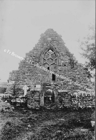 CREVALEA FRIARY  WEST GABLE OF CHURCH